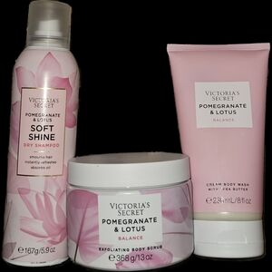 New 3-Piece Victoria's Secret Pomegranate & Lotus Set